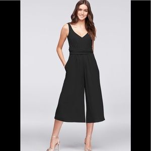 DAVIDS BRIDAL BLACK JUMPSUIT